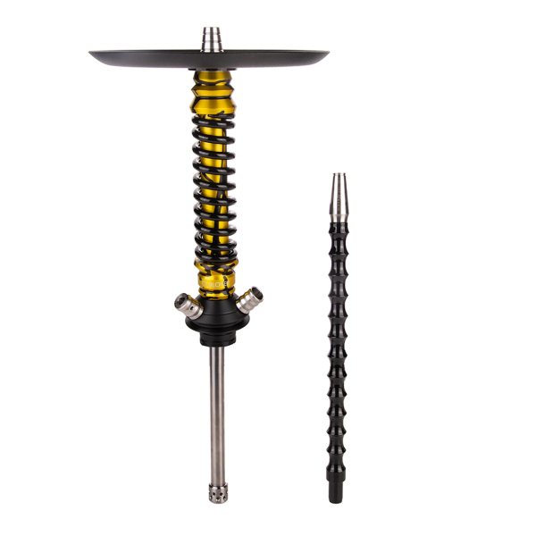 Кальян Mamay Customs Coilover Mini  Золотой Сплеш Чёрный в Петрозаводске