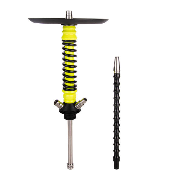 Кальян Mamay Customs Coilover Mini  Жёлтый Флюр Чёрный в Петрозаводске