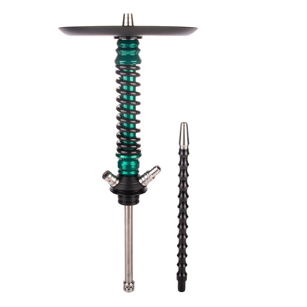 Кальян Mamay Customs Coilover Mini  Зелёный Лак Чёрный в Петрозаводске