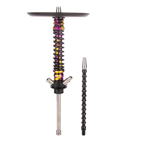 Кальян Mamay Customs Coilover Mini   Пурпурный/золотой Камуфляж Чёрный в Петрозаводске