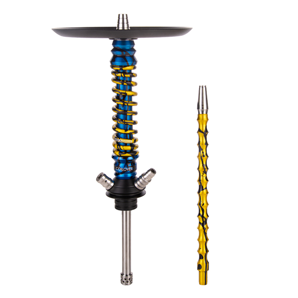Кальян Mamay Customs Coilover Mini   Синий Сплеш Золотой Сплеш в Петрозаводске