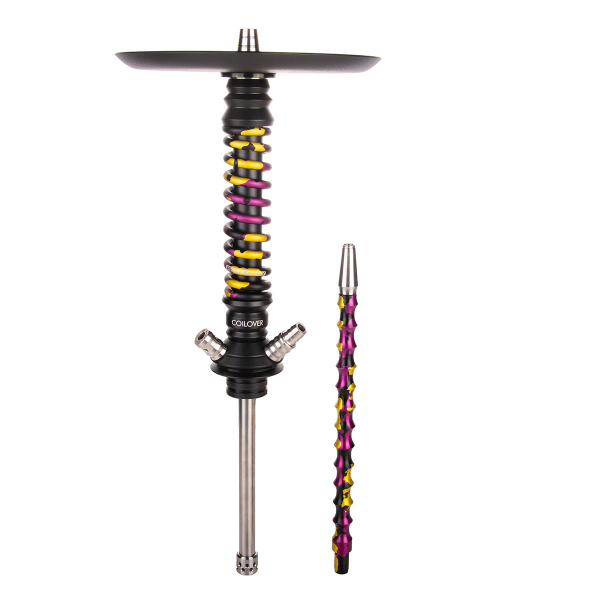 Кальян Mamay Customs Coilover Mini   Чёрный Пурпурный/золотой Камуфляж в Петрозаводске