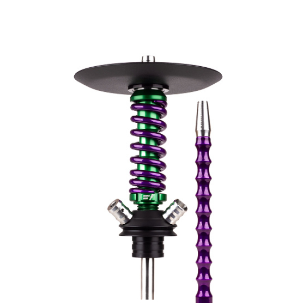 Кальян Mamay Customs Coilovers Micro Anod Green Фиолетовый Лак в Петрозаводске