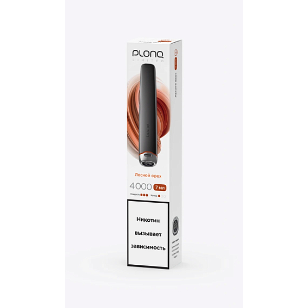 Электронка Plonq Plus Pro Black Лесной Орех 4000 затяжек в Петрозаводске