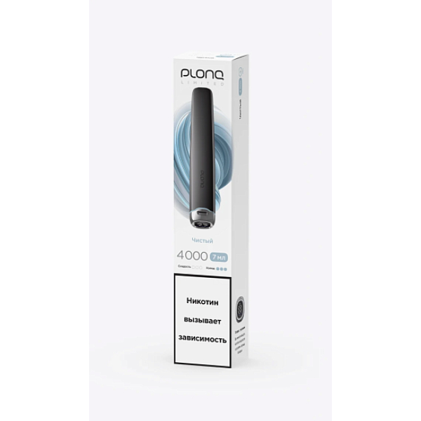 Электронка Plonq Plus Pro Black Чистый 4000 затяжек в Петрозаводске
