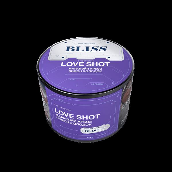 Табак Bliss Love Shot Маракуйя Арбуз Лимон Холодок 40 грамм в Петрозаводске