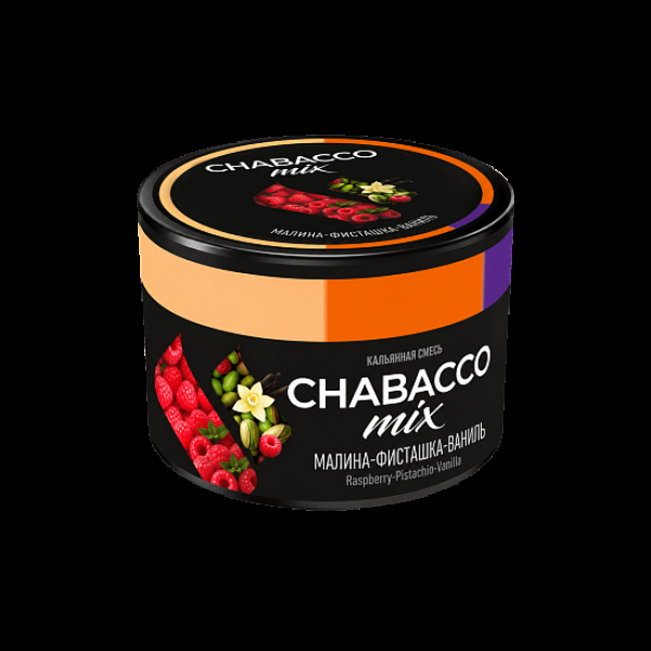 Бестабачная смесь Chabacco Mix Raspberry Pistachio Vanilla Малина Фисташка Ваниль Medium 40 грамм в Петрозаводске