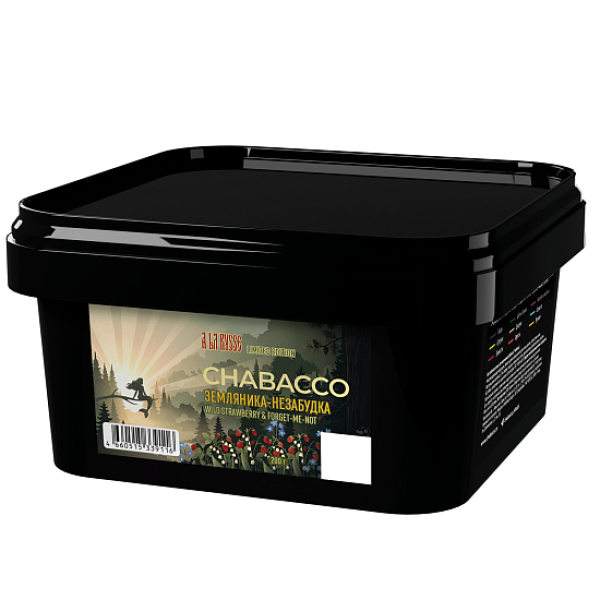 Бестабачная смесь Chabacco Le Strawberry & Forget Me Not Земляника Незабудка Medium 200 грамм в Петрозаводске