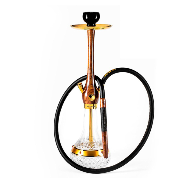 Кальян Wookah Walnut Gold Amber Click (золотой, 64 см) в Петрозаводске